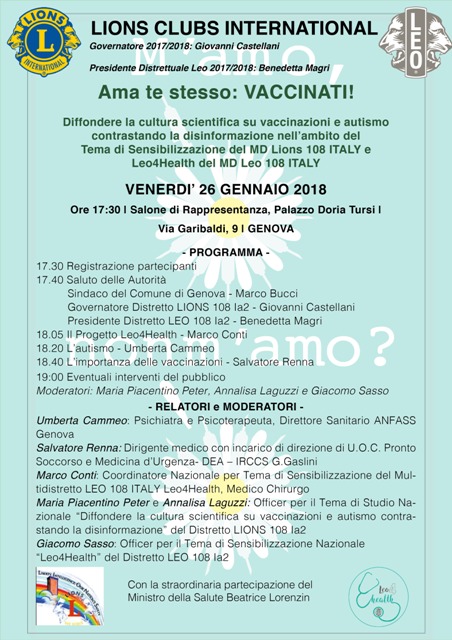 Locandina Vaccinazioni