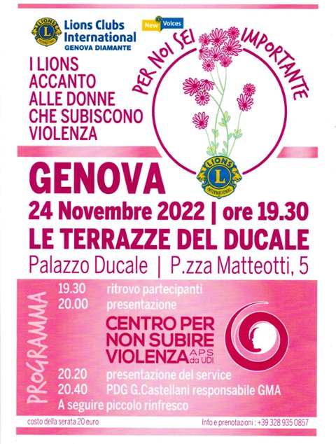Locandina antiviolenza