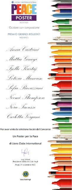 Premiazione degli Autori dei Poster Selezionati