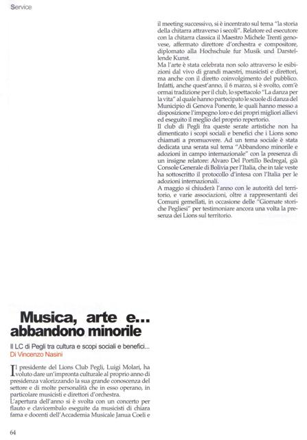 Articolo da The Lions, maggio 2010