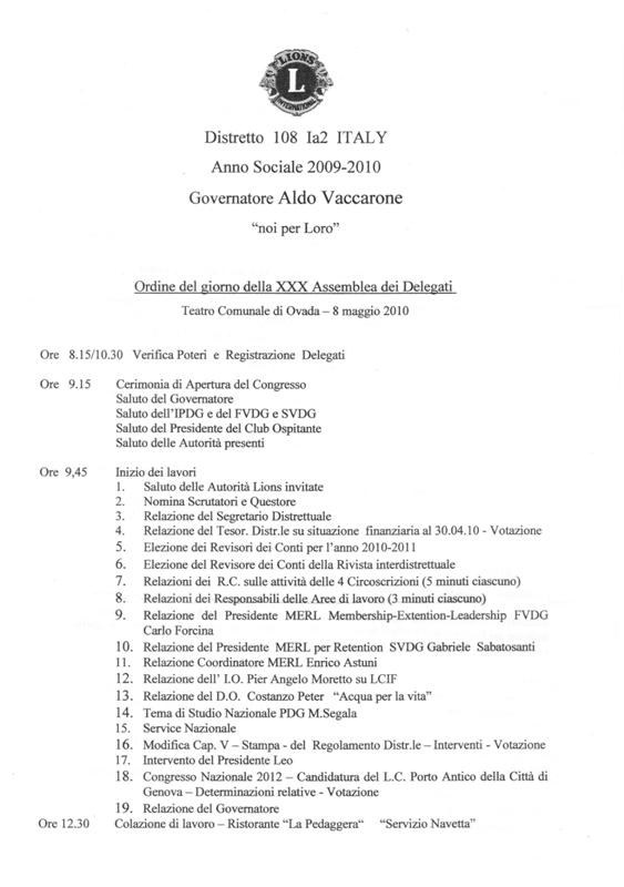 Programma pagina 1