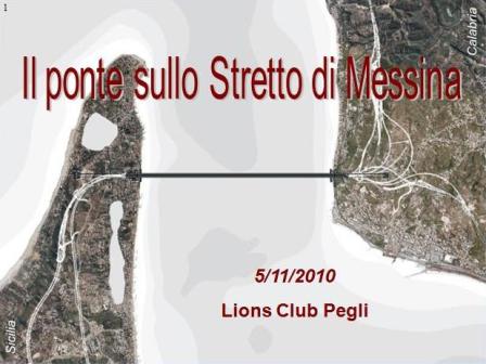 Il ponte sullo Stretto di Messina