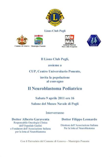 Locandina Neuroblastoma