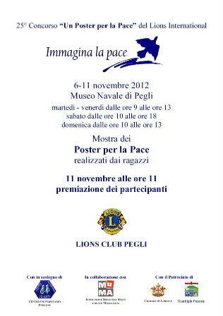 Locandina Mostra Poster per la Pace