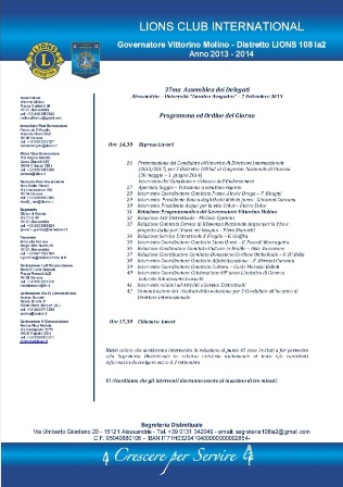 Ordine del Giorno, pagina 2