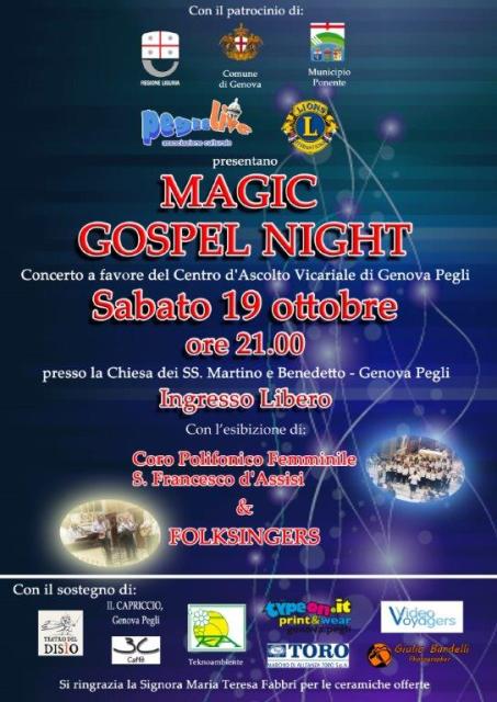 Locandina Concerto Gospel