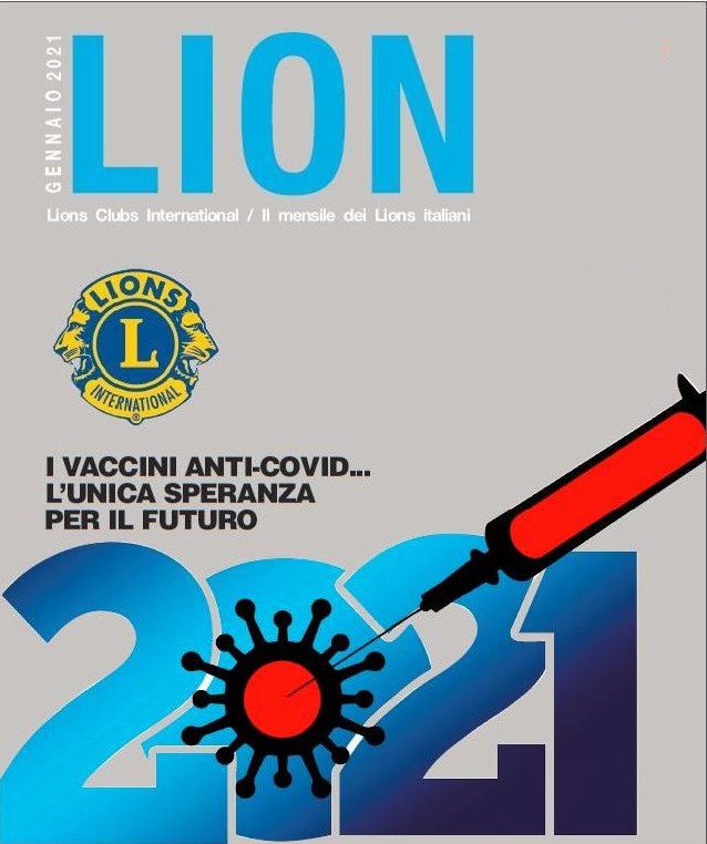 Copertina della Rivista Lion di gennaio 2021