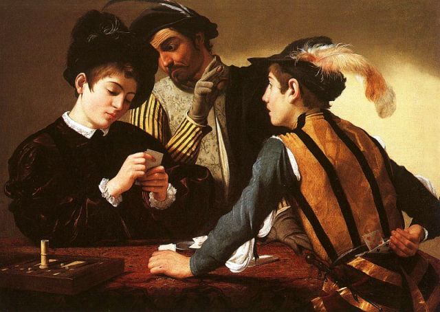 Caravaggio, i bari