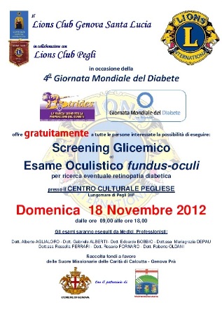 Locandina Diabete 2012