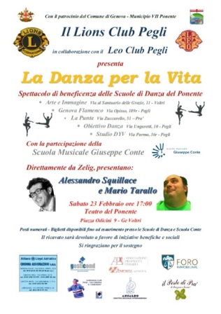 Locandina Danza per la Vita 2013