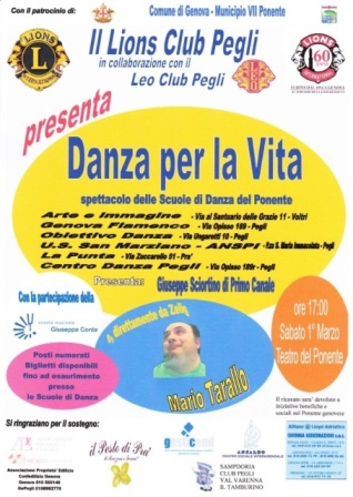 Locandina Danza per la Vita 2014