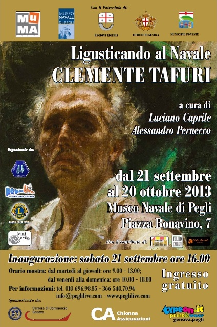 locandina della Mostra su Clemente Tafuri