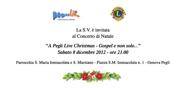 Invito Concerto 8 dicembre