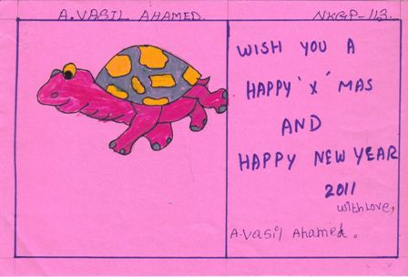 Biglietto di auguri di Vasil Ahamed