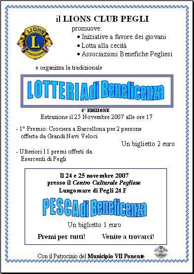 Locandina lotteria